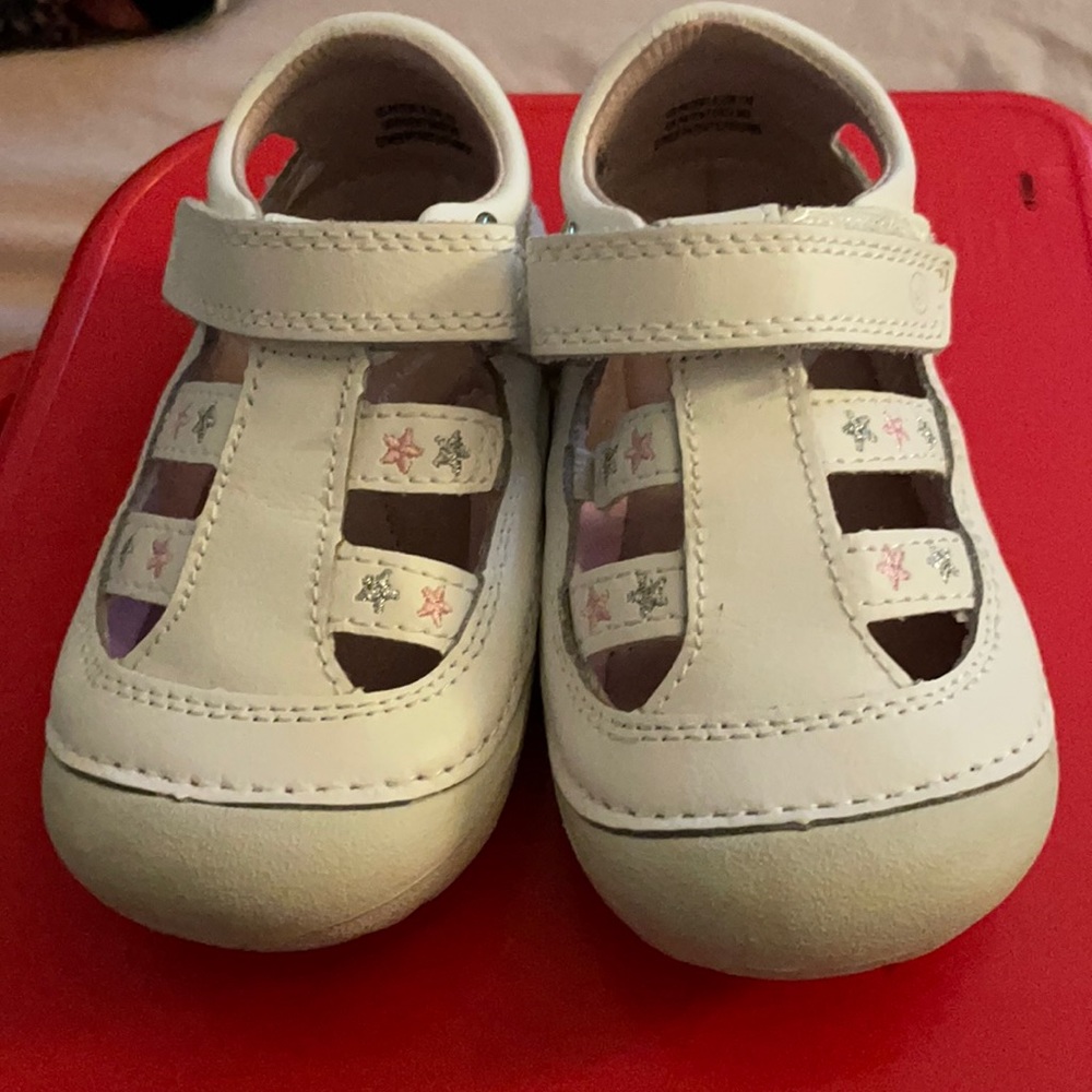 Stride rite soft motion memory foam shoes size 6 toddler